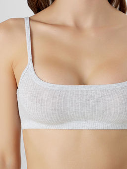 Топ домашний женский серый