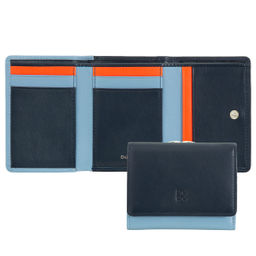 Итальянский женский кожаный кошелек DuDu серии Corsica | морской