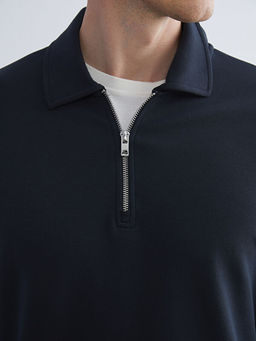 Polo Yaka Erkek Sweatshirt