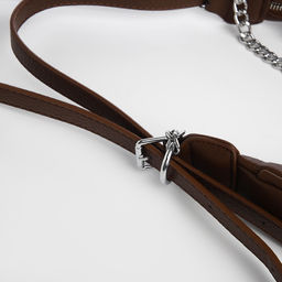 Сумка женская хобо на молнии, цвет коричневый - Textura фото 8