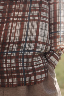 LIMITED EDITION FLOWING CHECK SHIRT - Zara фото 5