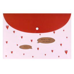 Папка для школьных тетрадей пластиковая Феникс+, арт. 72229/ 12 ЛЮБОВЬ К СЕБЕ (полипропилен, формат