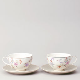 ЧАЙНЫЙ НАБОР LEFARD ВРЕМЕНА ГОДА НА 2 ПЕР. 4 ПР. 250 МЛ СЕРЫЙ