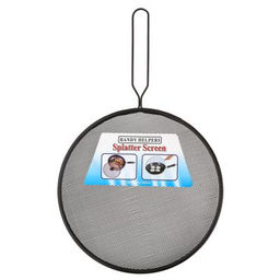 Блэк Крышка-сито Брызгоулавливатель д21см, металл/окрашенный, цвет - черный, длинная металлическая ручка 12,4см, в п/эт пакете (Китай) - Домашняя мода фото 2