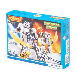Конструктор Классик Роботы-воины-1.3 (81 элементов) (в коробке)