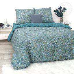 Постельное белье Структура (поплин DE LUXE) 1,5 сп./Пододеяльник: 1 шт. - 215*145; Простыня: 1 шт. - 215*150; Наволочка: 2 шт. - 70*70; DE LUXE