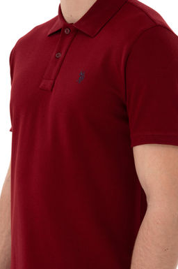 Erkek Slim Fit Polo Yaka Bordo Basic Ti__rt Sepette S_rpriz _ndirim - U.s. polo assn фото 7