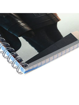 Цена за 4 шт. Тетрадь 48 листов в клетку на гребне, Calligrata «Чёрный Кот», МИКС