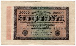 20000 марок 1923 года Германия