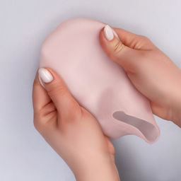 Носочки для педикюра, силиконовые, универсальный размер, розовые