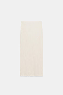 FALDA MIDI TEXTURA / Crudo - Zara фото 6