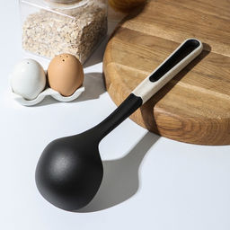 Половник Доляна Pronto, цвет белый, чёрный  фото 2