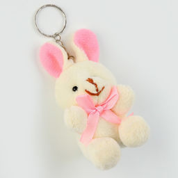 Цена за 24 шт. Мягкая игрушка Кролик на подвесе, 7 см, цвета МИКС - Simaland фото 2