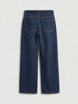 Beli Kemerli Baggy Fit Kad?n Jean Pantolon