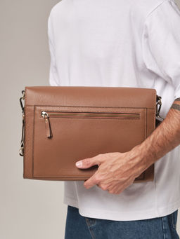 Мужская сумка David DBR 7095 темный орех фото 5