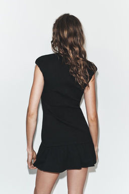 RUFFLED HEM MINI DRESS - Zara фото 9