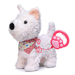 Собака "Снежок" (поет, ходит, повторяет) в пакете