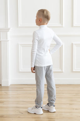 Брюки детские серый меланж скейт