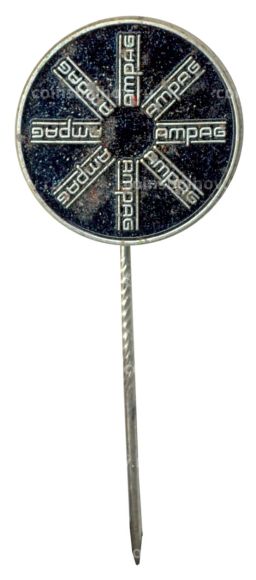 Значок рекламный Ampag