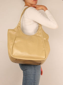 Сумка женская натуральная кожа GU 2033-3011, 1отд, бежевый SALE 265832 - Adelia фото 5