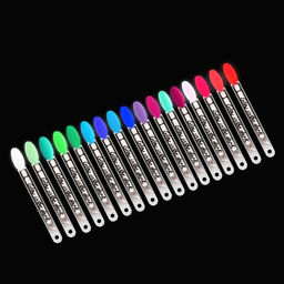 Гел лак для ногтей GLOW IN THE DARK, 3-х фазный, 8 мл, LED/UV, люминесцентный, цвет бирюзово-голубой (15) - Queen fair фото 13