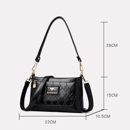 KAIDIFEINIROO Сумка женская с двумя ремнями 8725 фото 8