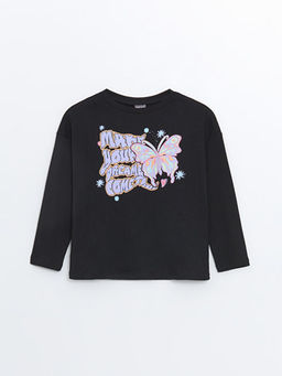 Bisiklet Yaka K?z ?ocuk Ti??rt