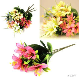Цветок искусственный 32 см / ZJ3152 /уп 2/800/