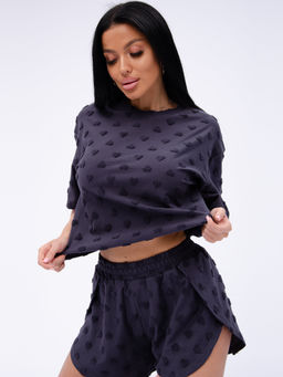 Пижама "Кэнди" графит, махра