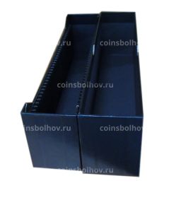 Бокс LOGIK для хранения монет в блистере (85x54 мм), Черный, LEUCHTTURM, 365162