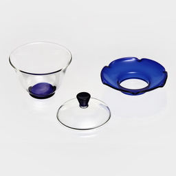 Пиала для чая Гайвань, 250 мл, с подставкой и крышкой, стекло - Simaland фото 5