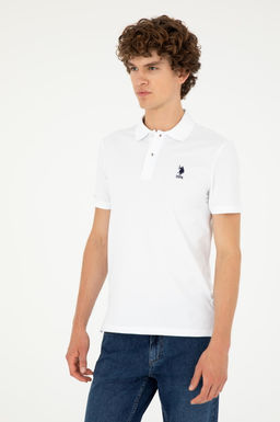 Мужская белая базовая футболка Неожиданная скидка в корзине - U.s. polo assn фото 3
