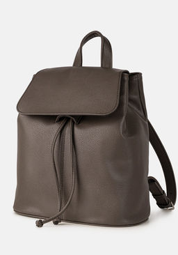 Рюкзак Модель №1581 | кожзам | гладкий | серый | Р921-9 | 33005 - L-craft фото 2