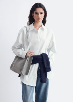 Camisa de corte holgado con bajo redondeado - H&m фото 2