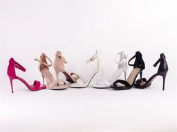 Модельные босоножки на каблуке/ Вечерняя обувь M6F-27E - Piniolo фото 5