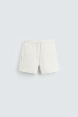 REGULAR SEERSUCKER SWIMMING TRUNKS - Zara фото 7