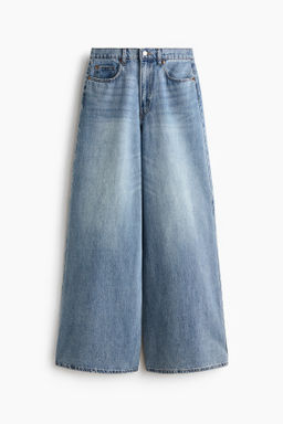 Super Wide High Waist Jeans - H&m фото 9