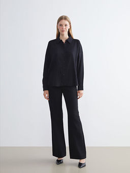 Dokulu Oversize Kad?n G?mlek