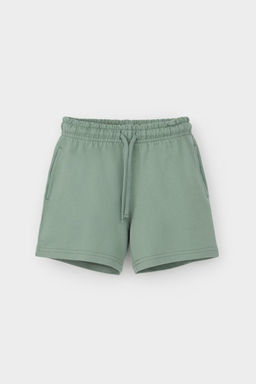 К 400548/весенний зеленый шорты для дев