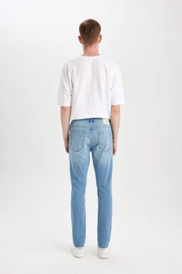 Pedro Slim Fit Джинсовые брюки узкого кроя с нормальной талией и узкими штанинами - Defacto фото 6