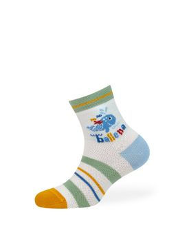 OMSA kids Calzino 21P72 с ажурным переплетением - Blu Сhiaro