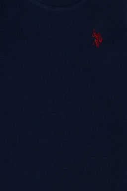 Базовый свитшот темно-синего цвета для мальчика - U.s. polo assn фото 6