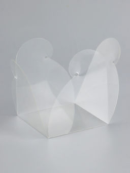 Цена за 5 шт. Складная прозрачная коробка из PVC, для упаковки подарков, 6.3?6.3?4 см - UPAK LAND фото 3