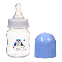 Бутылочка для кормления Крошка Я, классическое горло, от 3 мес., 60 мл., голубая