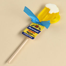 Леденец пиво Настоящий мужик, вкус: мультифрукт, БЕЗ САХАРА, 25 г. (18+) - Simaland фото 2