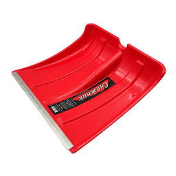 Лопата снеговая "Снежник" п/эт. цветная, с алюм.накл., разборная, с алюм.черенком, ручкой, 380х370мм