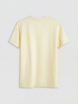 Bisiklet Yaka Los Angeles Bask?l? Kad?n Ti??rt