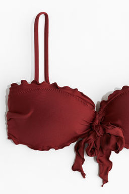Top de bikini bandeau acolchado - H&m фото 4