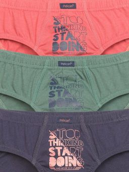 BULB3280(3шт. в упаковке) трусы для мальчиков - Pelican фото 2