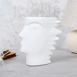 Ваза-кашпо декоративное Лицо 23 см / FM821 /уп 12/ - ГалеонТрейд фото 2